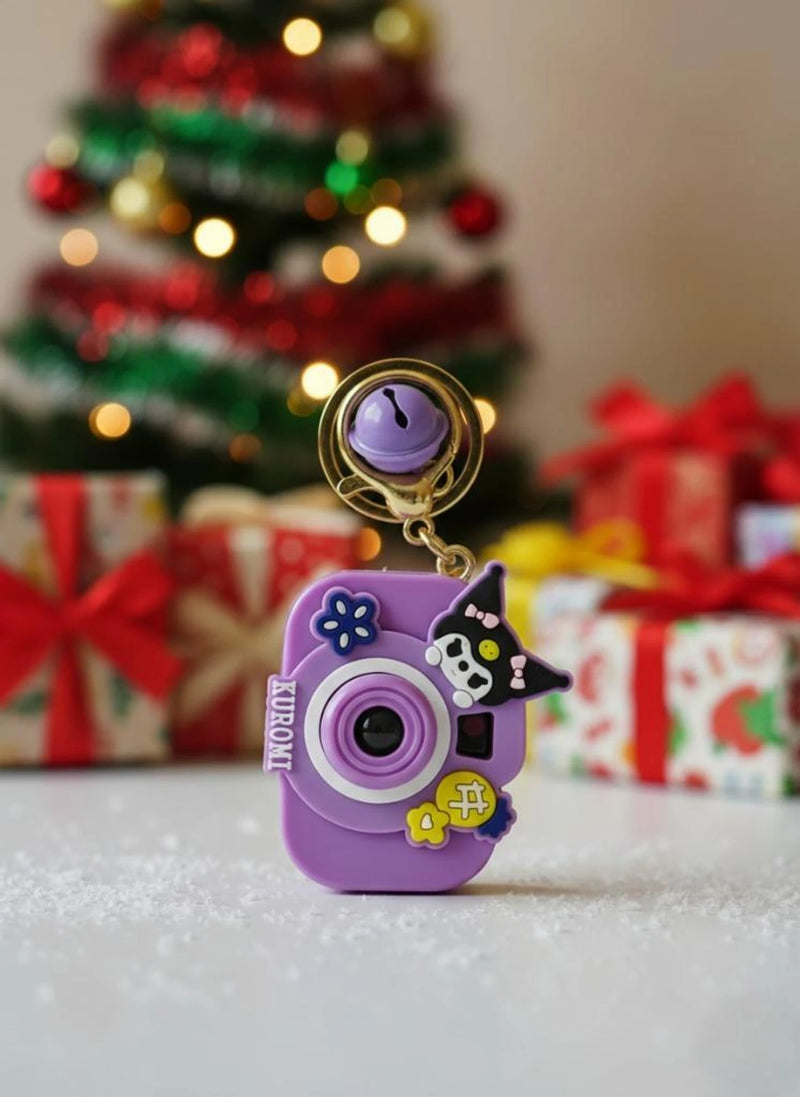 Mini Unicorn Rainbow Projection Camera Keychain – Interactive Light-Up Toy & Bag Charm