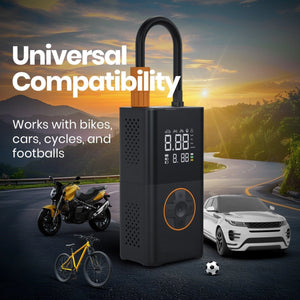 Smart Digital Tire Inflator with Auto Shut-Off Function