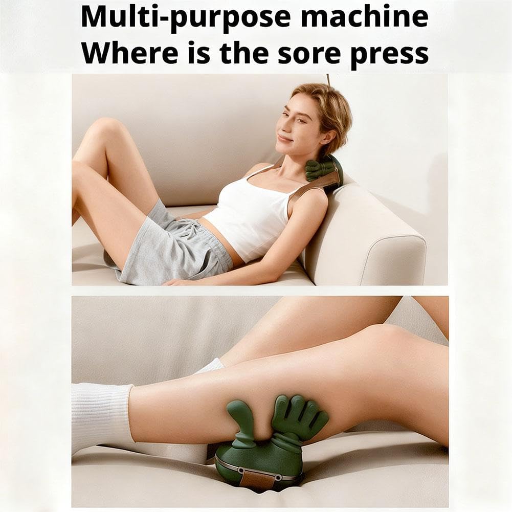 Neck massager with 40 degree and 45 degree heat therapy