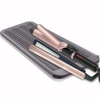 Heat Resistant Silicone Mat for Hair Straightener & Curling Iron | Non-Slip Hair Tool Station Mat | Protects Countertops from Heat Damage (Up to 450°F)