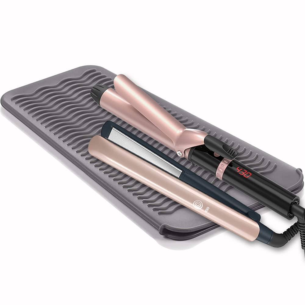 HUPLA Heat Resistant Silicone Mat for Hair Straightener and Curling Iron