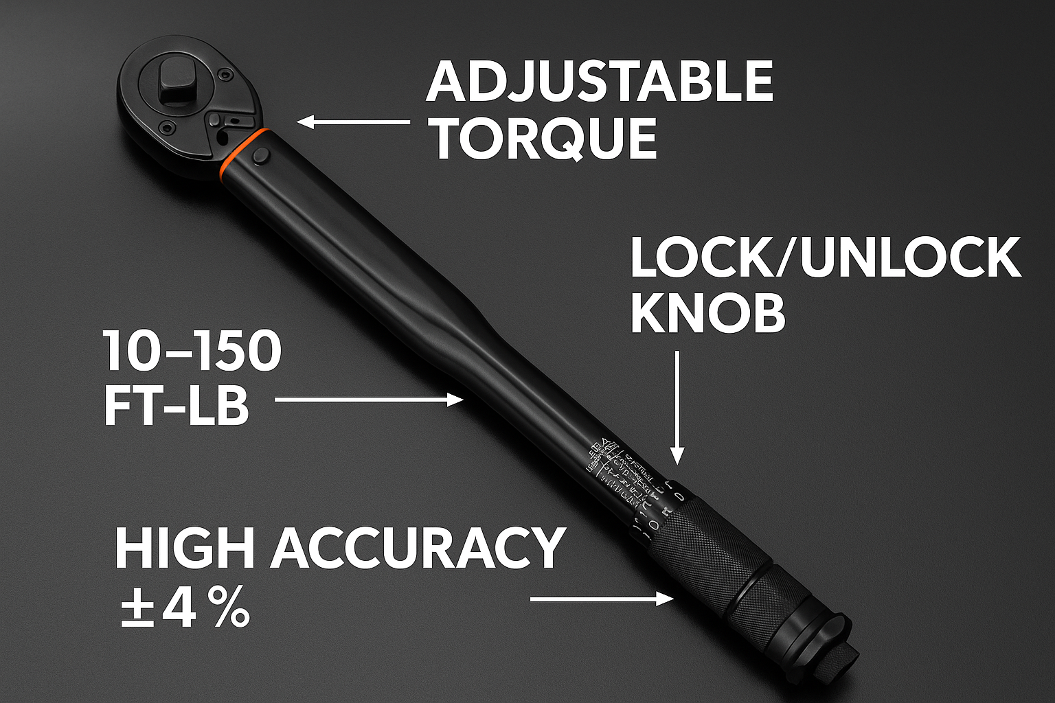 HUPLA torque wrench used for tightening automotive suspension bolt