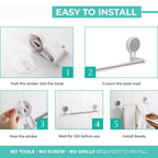 Modern Stainless Steel Towel Bar with Adhesive Wall Mount