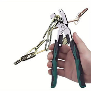 Multi function combination plier made of CR V steel with ergonomic handle