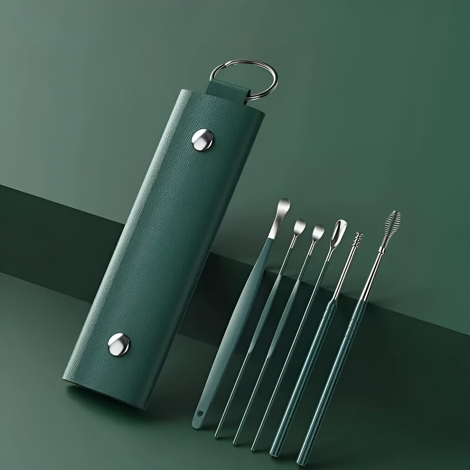 Nail Grooming Set with Leather Storage Case