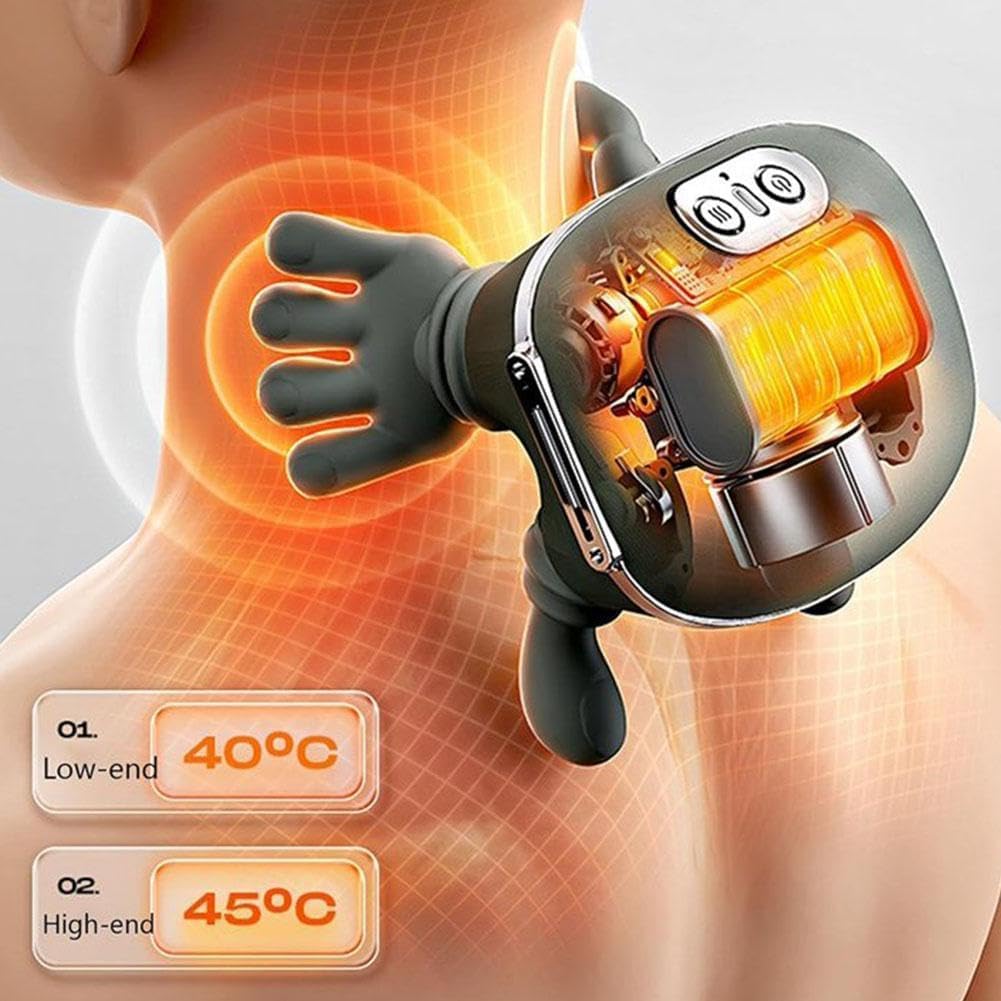 New model neck massager compared with old heavy massager