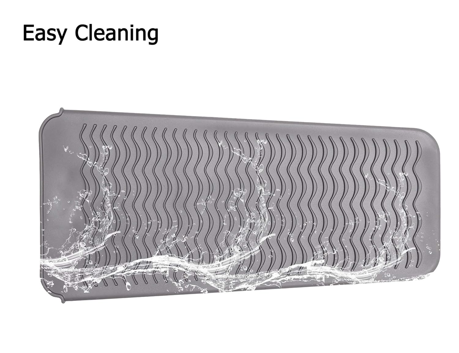 Non-Slip Silicone Mat for Hair Styling Tools and Salon Accessories