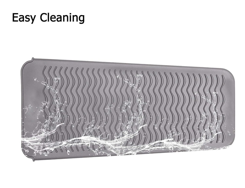 Heat Resistant Silicone Mat for Hair Straightener & Curling Iron | Non-Slip Hair Tool Station Mat | Protects Countertops from Heat Damage (Up to 450°F)