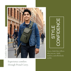 HUPLA Premium Utility Sling Backpack – Urban Edge Edition.
