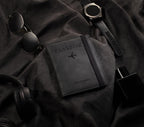 Passport wallet with secure elastic strap