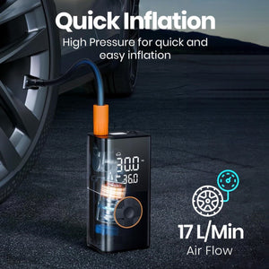Compact Air Compressor with USB Type-C Charging Port