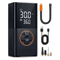 Portable Digital Tyre Inflator 150 PSI with LED Display, 4000mAh Rechargeable Battery & Auto Shut-Off for Car, Bike, Cycle & Sports Balls
