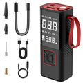 Rechargeable 6000mAh digital air compressor for car and bike