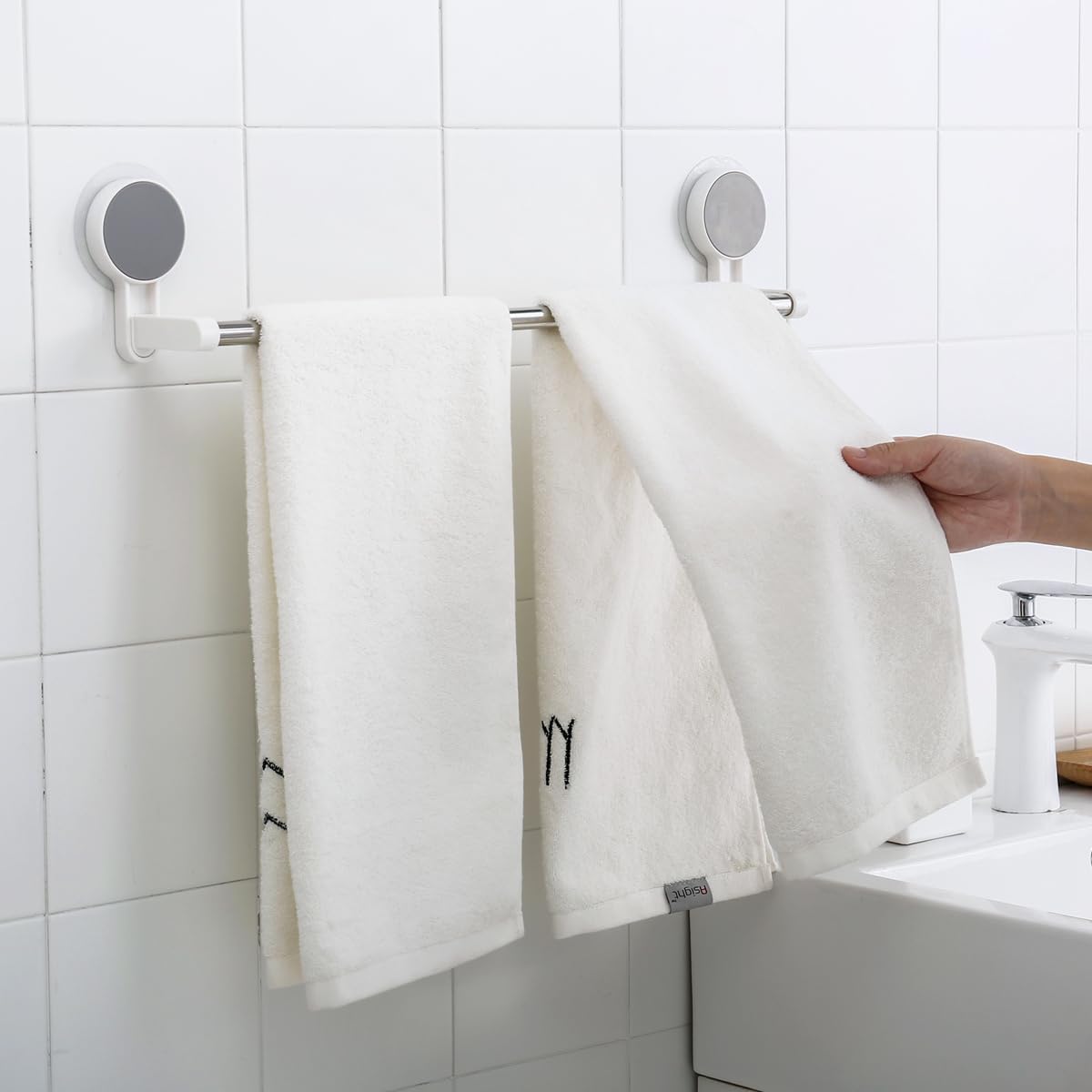 Self Adhesive Towel Holder Bar for Bathroom and Kitchen