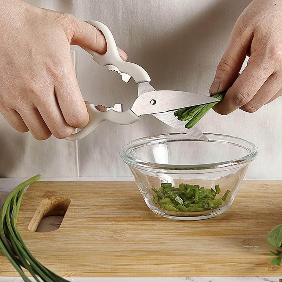 Stainless Steel Kitchen Accessory Set with Knife, Peeler, and Whisk