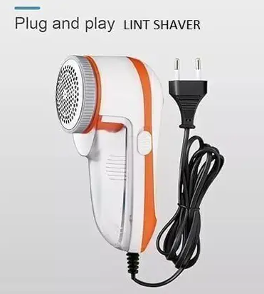Electric Lint Remover for Clothes | Fabric Shaver for Sweaters, Jackets, Woolen Clothes, Blankets & Sofa | Powerful Lint Removal Machine with Rotary Blades & Transparent Storage Box