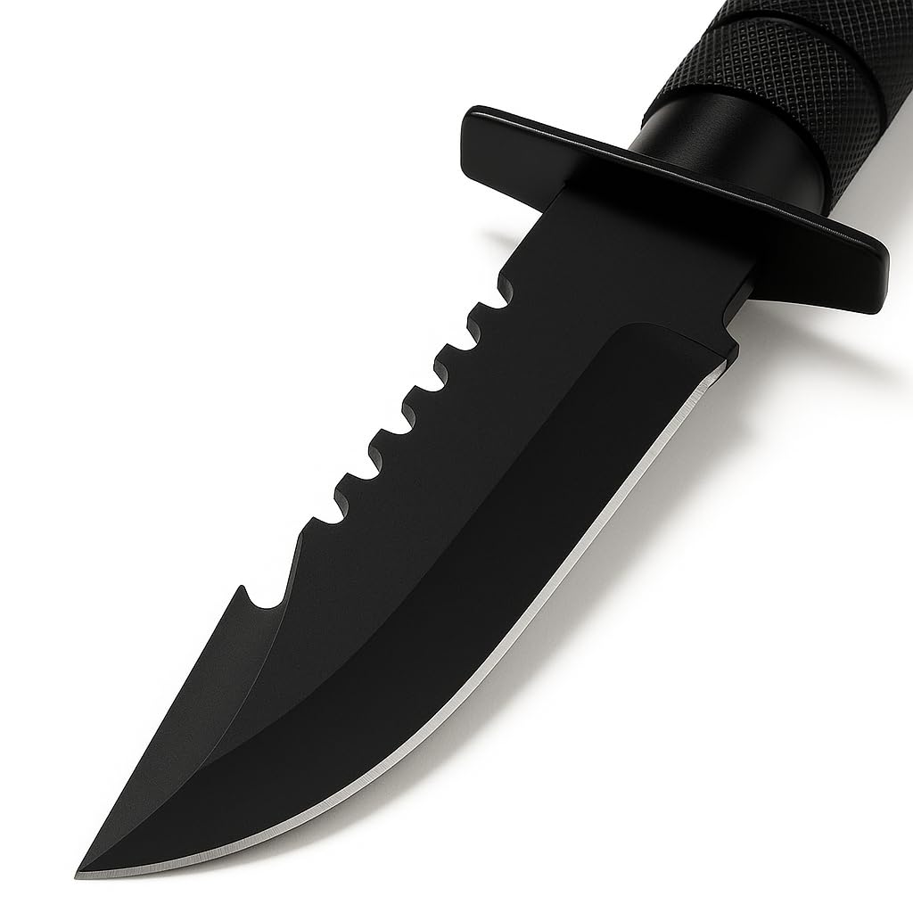 Close-up view of sharp stainless steel utility knife blade